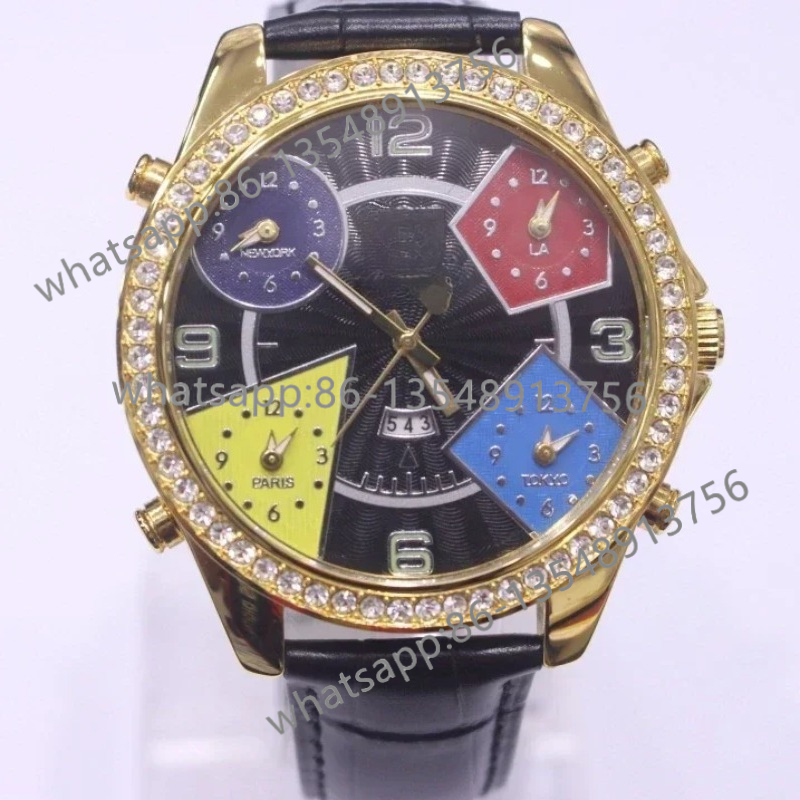 Five Time Zone Men's Watch Qua - Office Furniture Zone 评论和价格