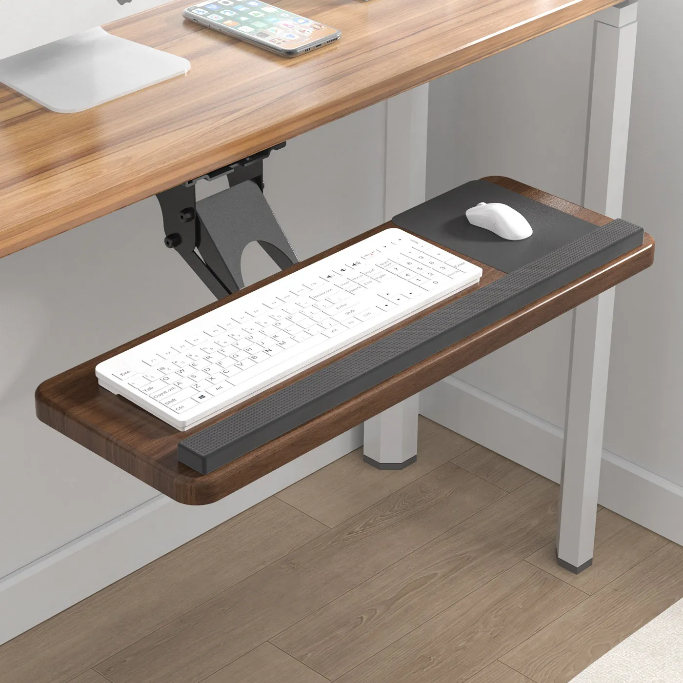 Under Desk Keyboard Tray, Adju - Keyboard Drawer Under 评论和价格