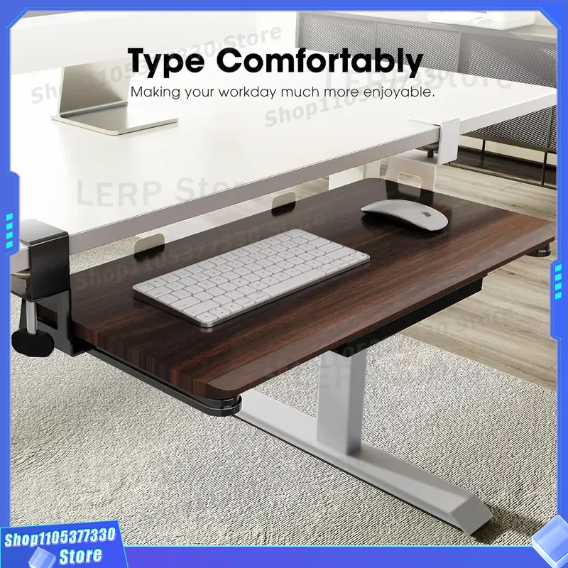 C Type Clip On Sliding Keyboar - Keyboard Drawer Under 评论和价格