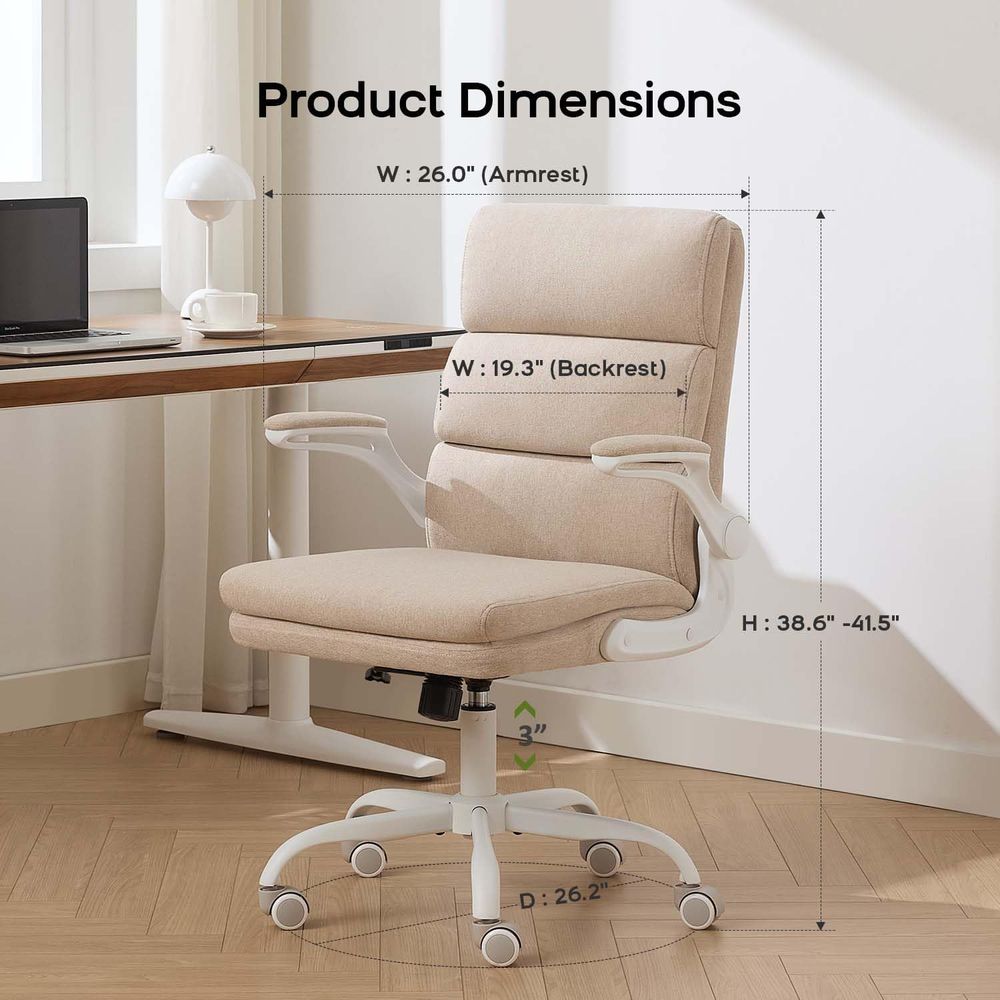 Small Desk Chair, Comy Oice Ch - Office Furniture Zone 评论和价格