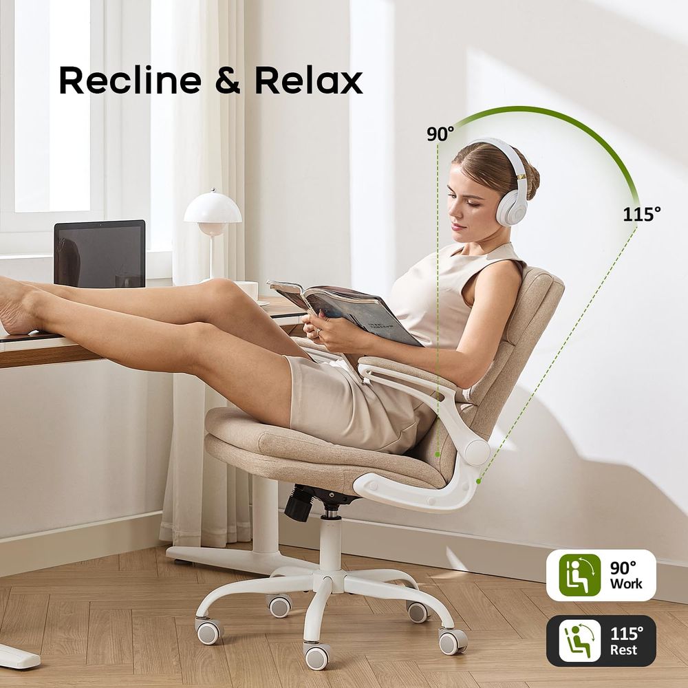 Small Desk Chair, Comy Oice Ch - Office Furniture Zone 评论和价格