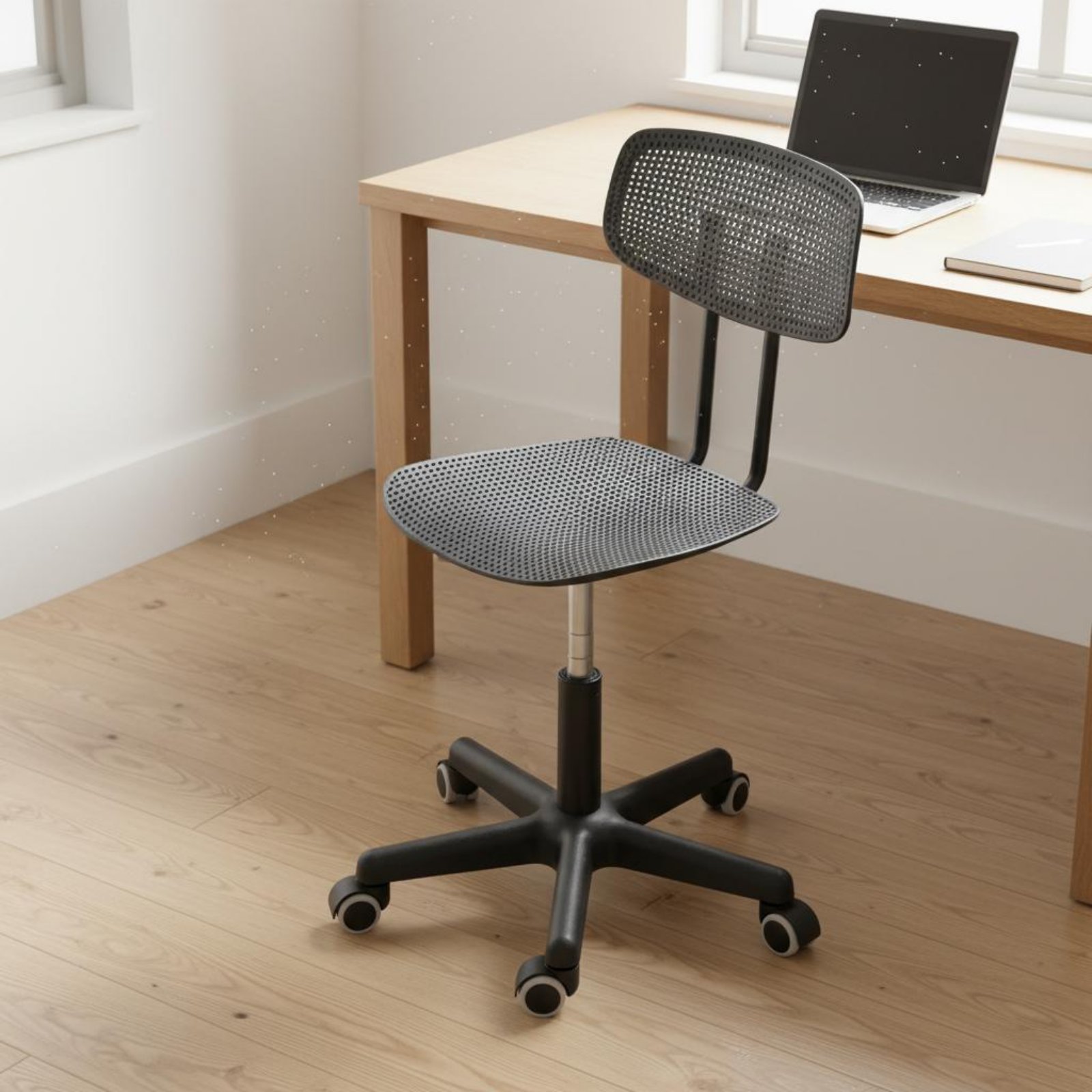 Adjustable Rolling Desk Chair  - Furniture Chairs For Office 评论和价格