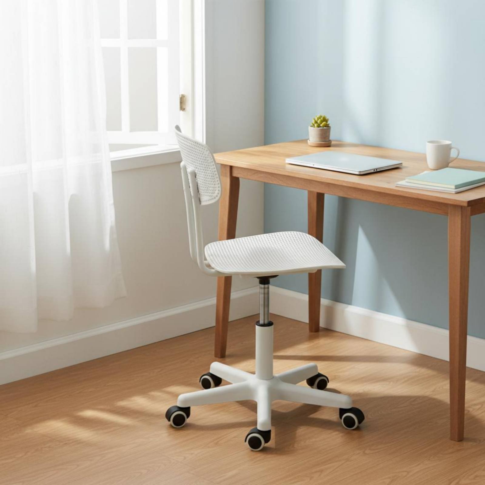 Adjustable Rolling Desk Chair  - Furniture Chairs For Office 评论和价格