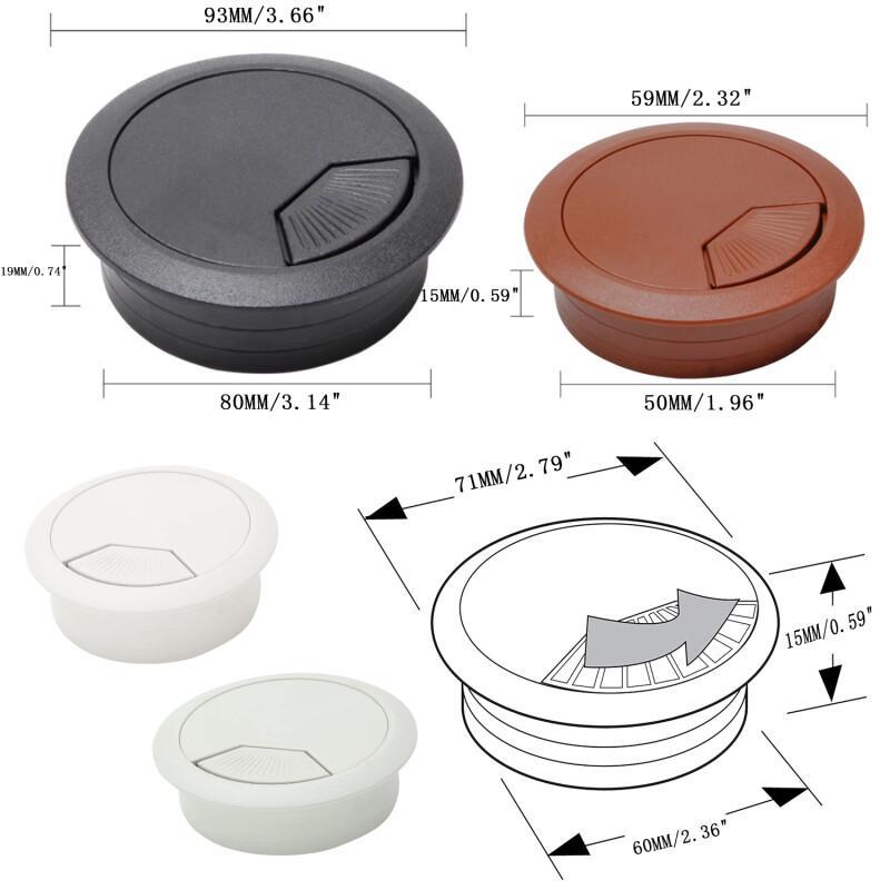 1Pcs Cable Hole Cover Cord Gro - Office Furniture Layout 评论和价格