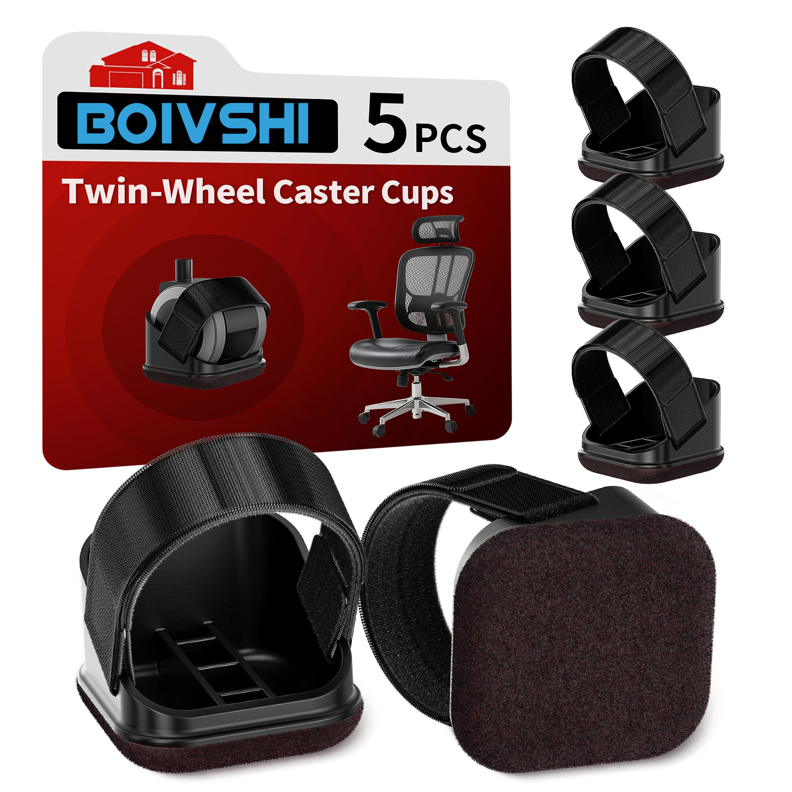 5PCS Chair Leg Protectors Offi - Office Furniture Equipment 评论和价格
