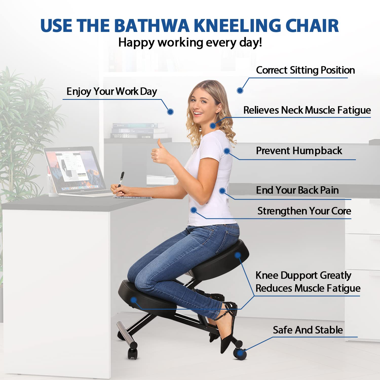 Kneeling Chair Ergonomic for O - Furniture Chairs For Office 评论和价格
