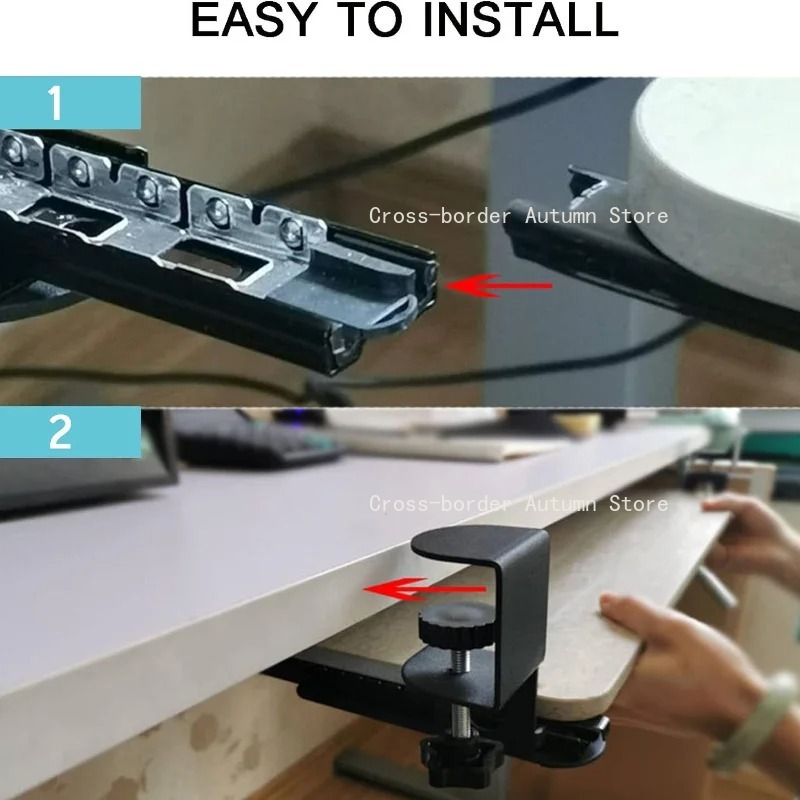 1PC Clamp Keyboard Tray Ergono - Keyboard Drawer Under 评论和价格