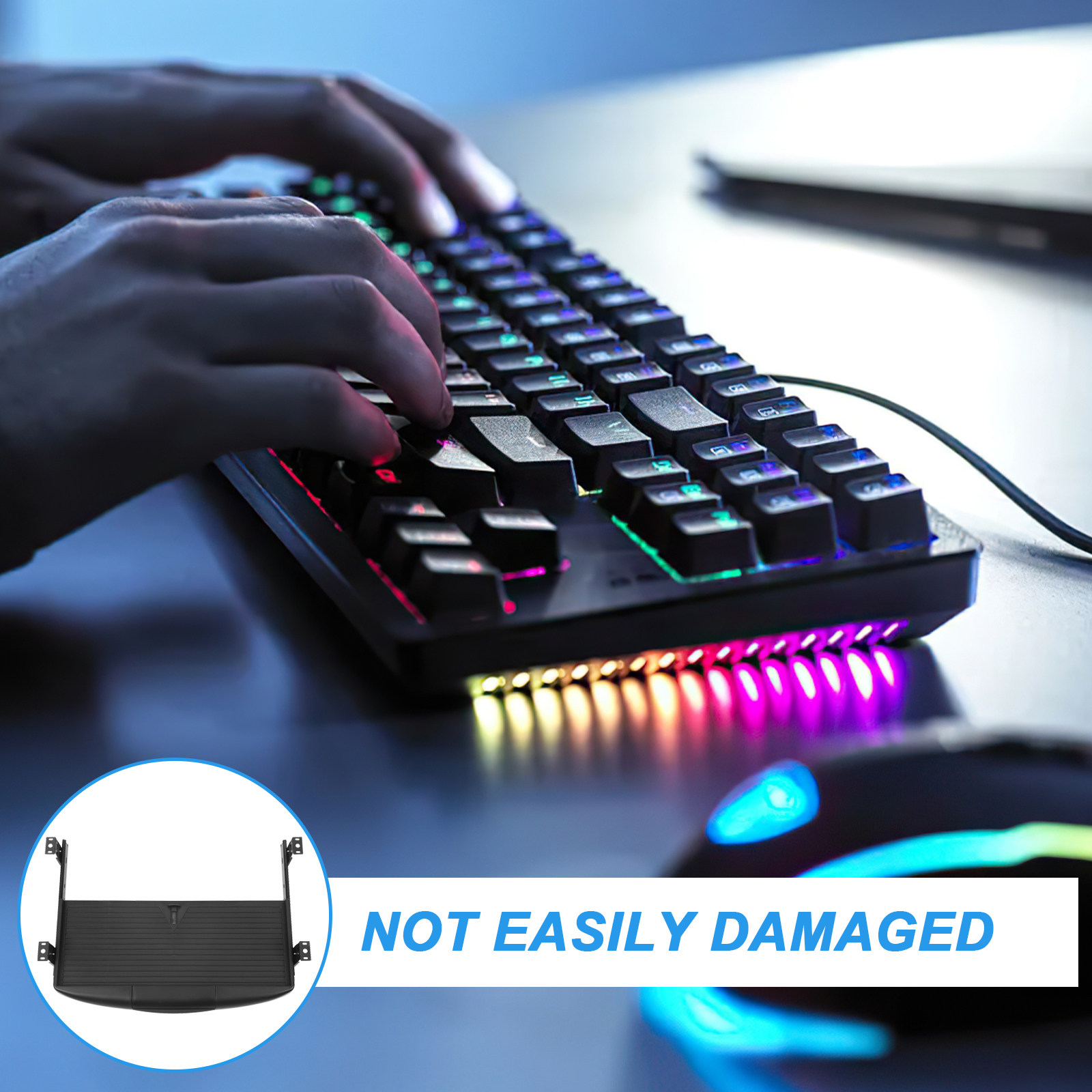 Keyboard Tray Double Layer Dra - Keyboard Drawer Under 评论和价格