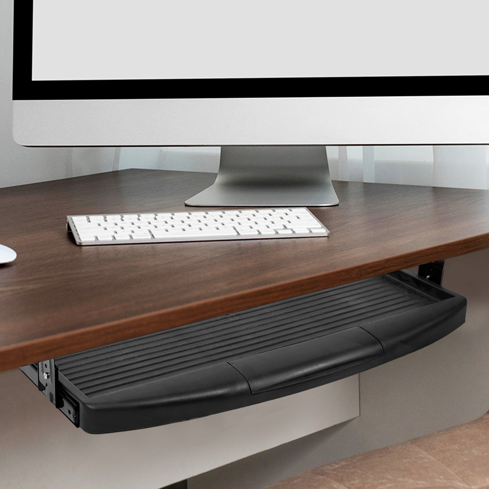 Slide Out Keyboard Tray Under  - Keyboard Drawer Under 评论和价格