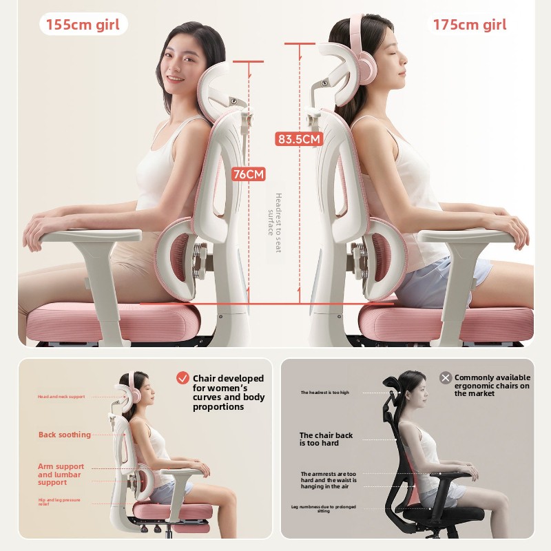 145° Ergonomic For Waist Prote - Furniture Chairs For Office 评论和价格