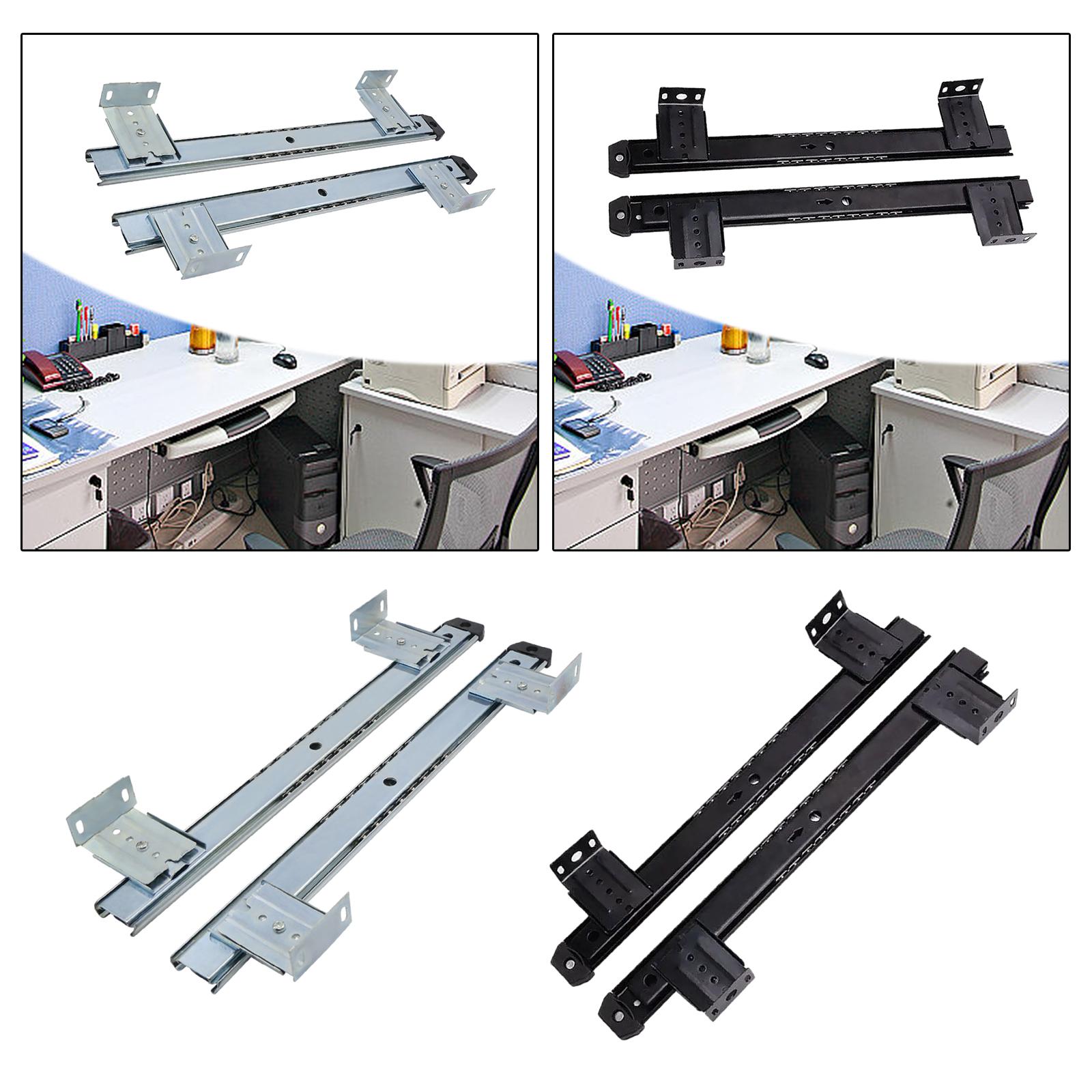 -Drawer Tray Slide Rail, Tray  - Keyboard Drawer Under 评论和价格