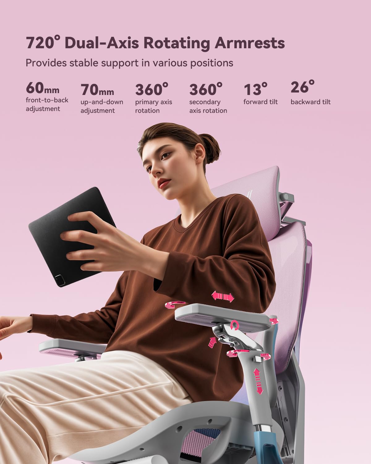 AutoFull G7 360° Armrests Clou - Office Furniture Zone 评论和价格