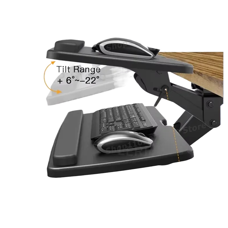 Under Desk Keyboard Tray Clip  - Keyboard Drawer Under 评论和价格