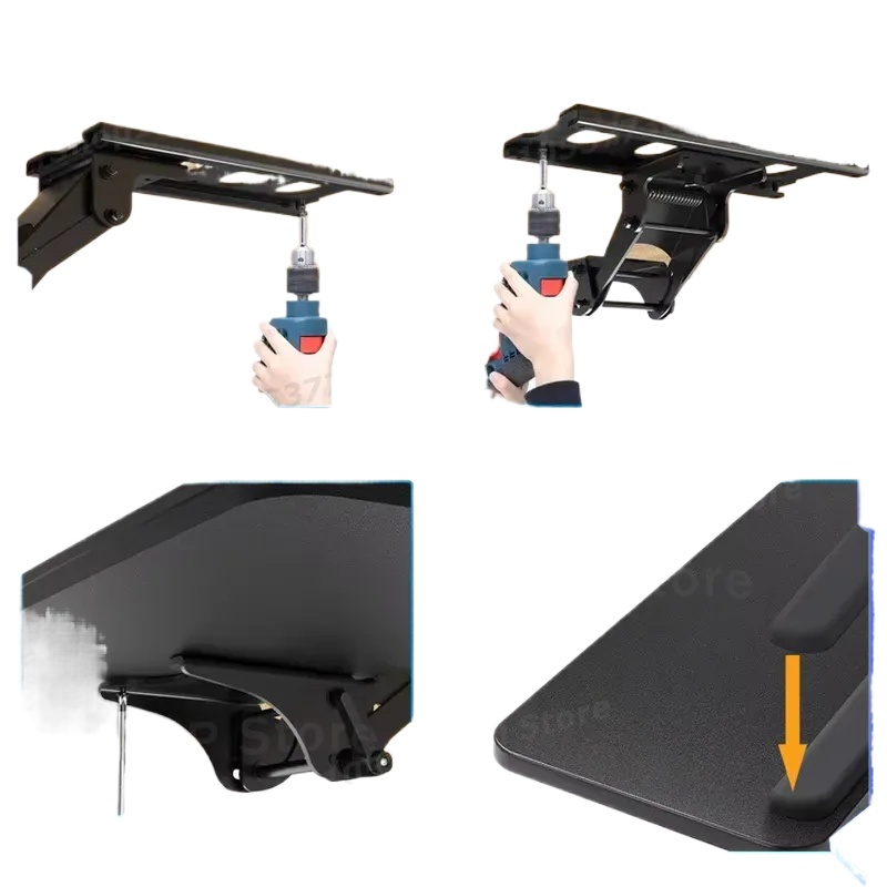 Under Desk Keyboard Tray Clip  - Keyboard Drawer Under 评论和价格