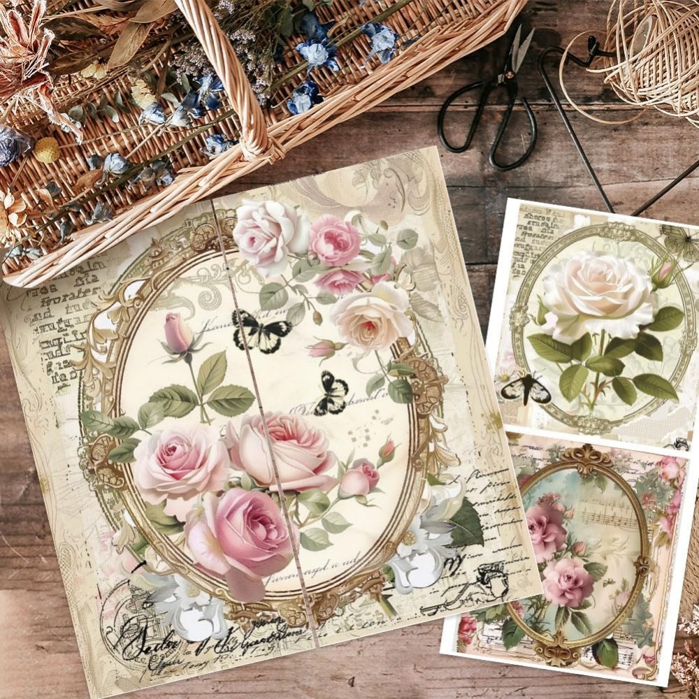 3pcs/Set Rose Rub on Transfers - Office Furniture Layout 评论和价格