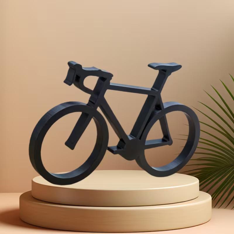 Bicycle Sculpture 3D Printed M - Cubicle Shelf Organizer 评论和价格