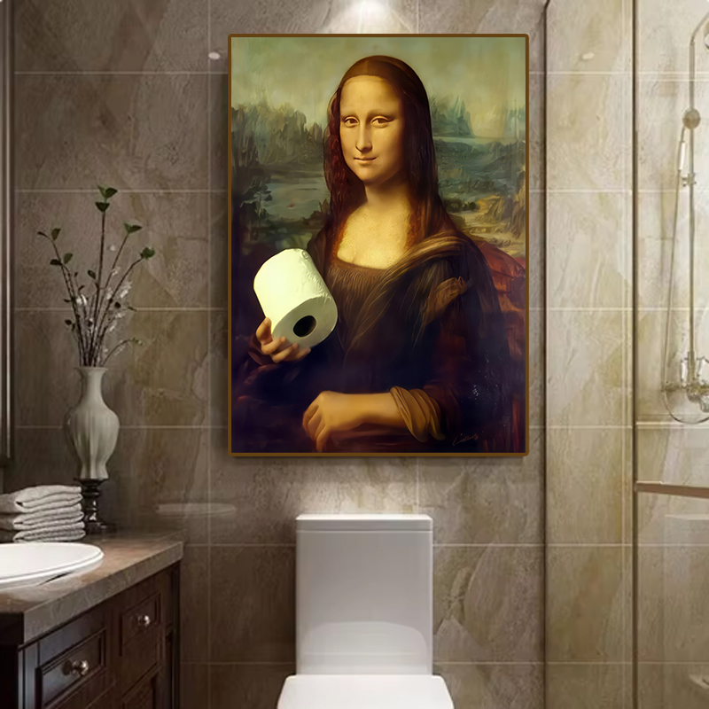 1pc Funny Abstract Bathroom To - Office Furniture Layout 评论和价格