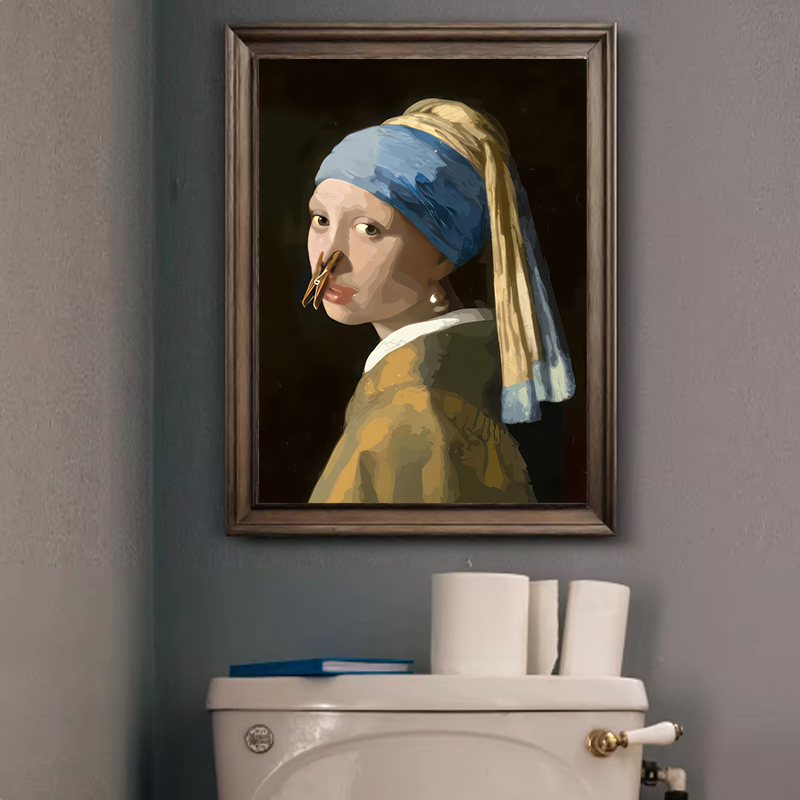 1pc Funny Abstract Bathroom To - Office Furniture Layout 评论和价格