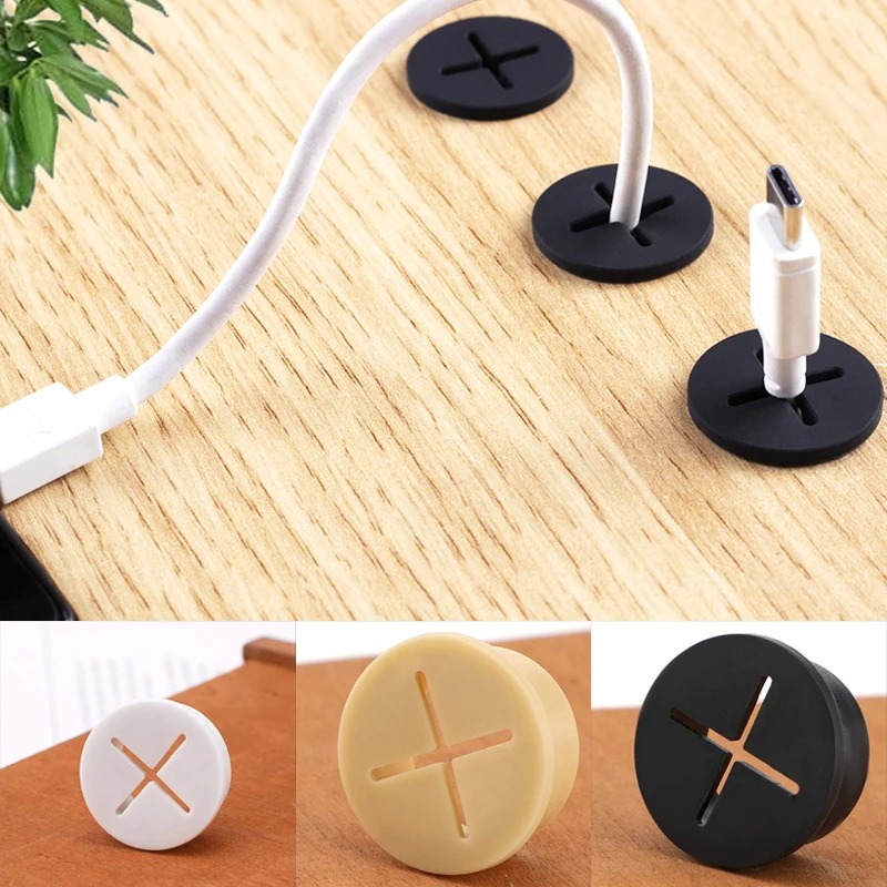 5PCS  Flexible Rubber Round Ca - Office Furniture Equipment 评论和价格