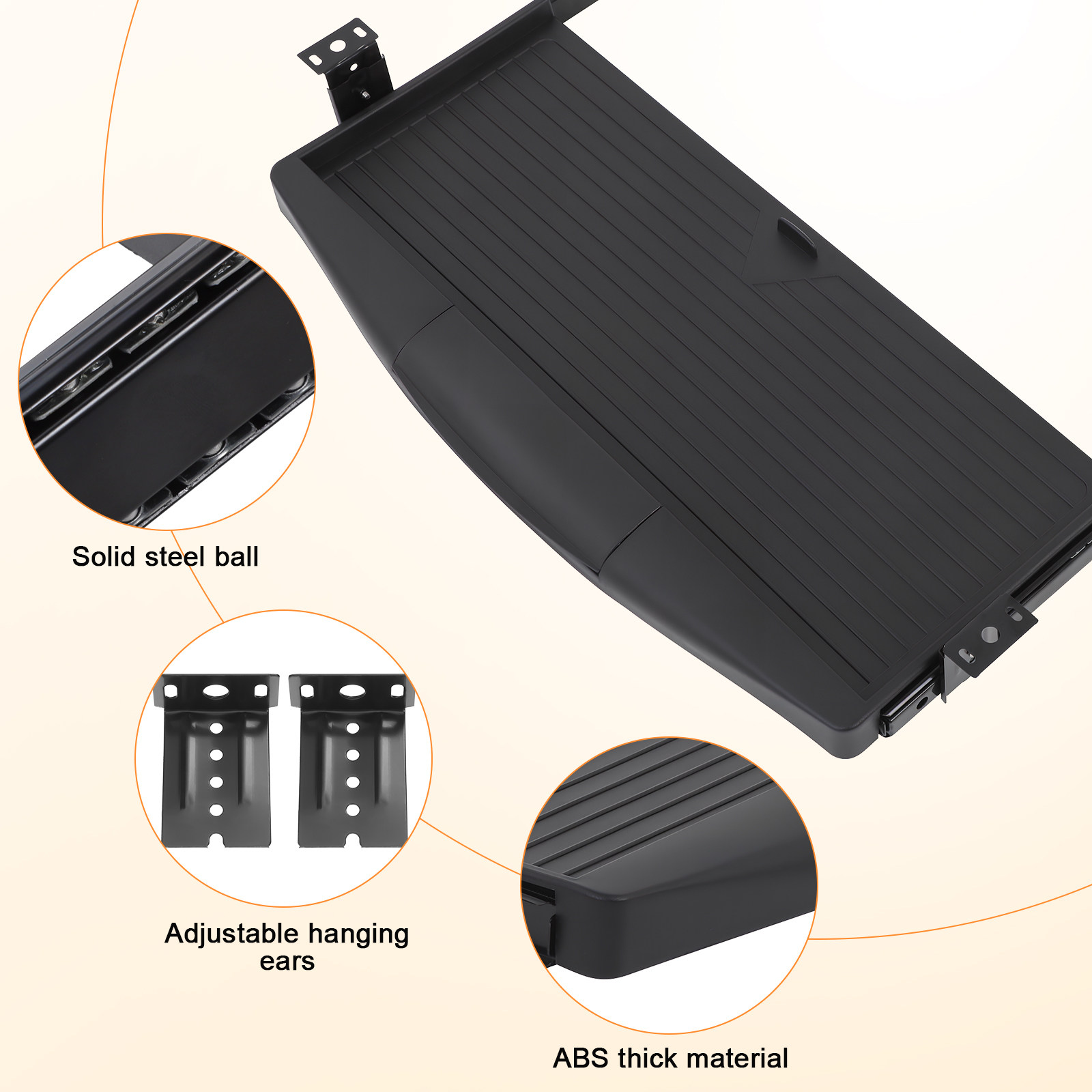 PP Aluminum Alloy Keyboard Tra - Keyboard Drawer Under 评论和价格