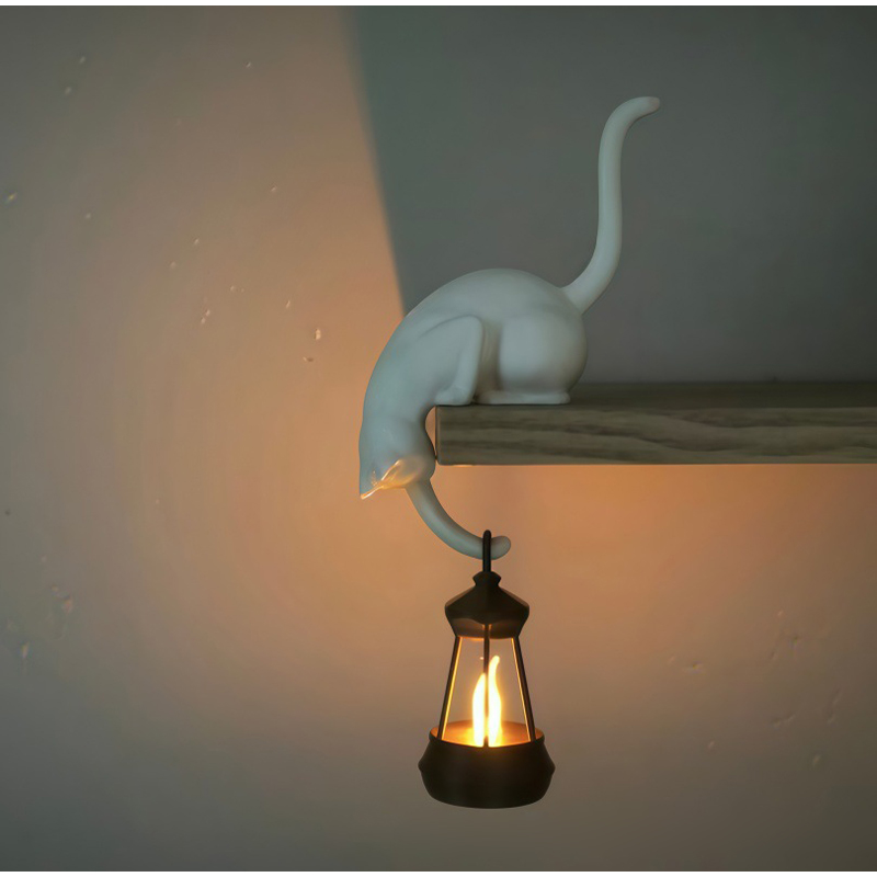 Gothic Cat Shelf Hook with Lan - Cubicle Shelf Organizer 评论和价格