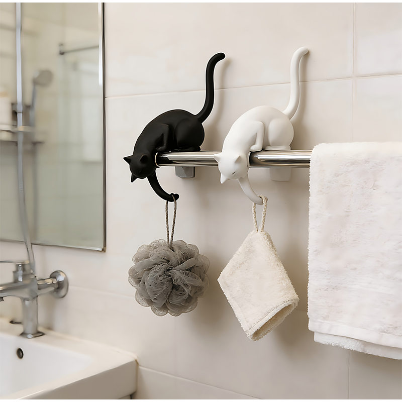 Gothic Cat Shelf Hook with Lan - Cubicle Shelf Organizer 评论和价格