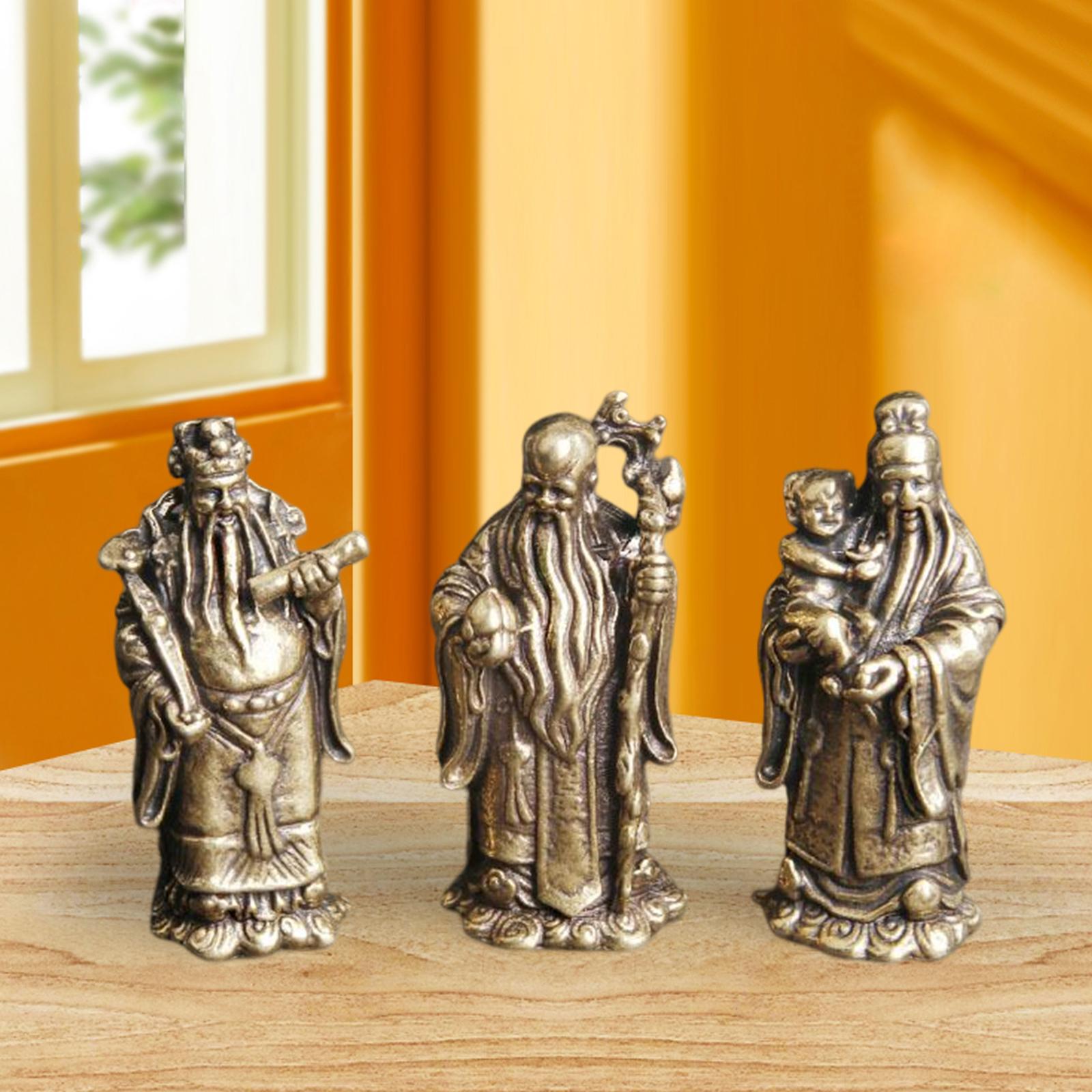 Fu Lu Shou Statue Immortal Orn - Office Furniture Brands 评论和价格