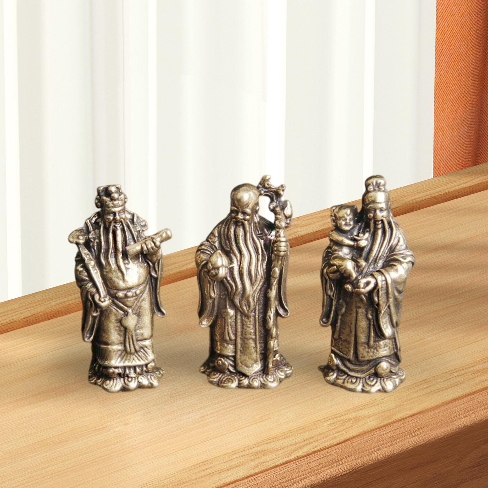Fu Lu Shou Statue Immortal Orn - Office Furniture Brands 评论和价格