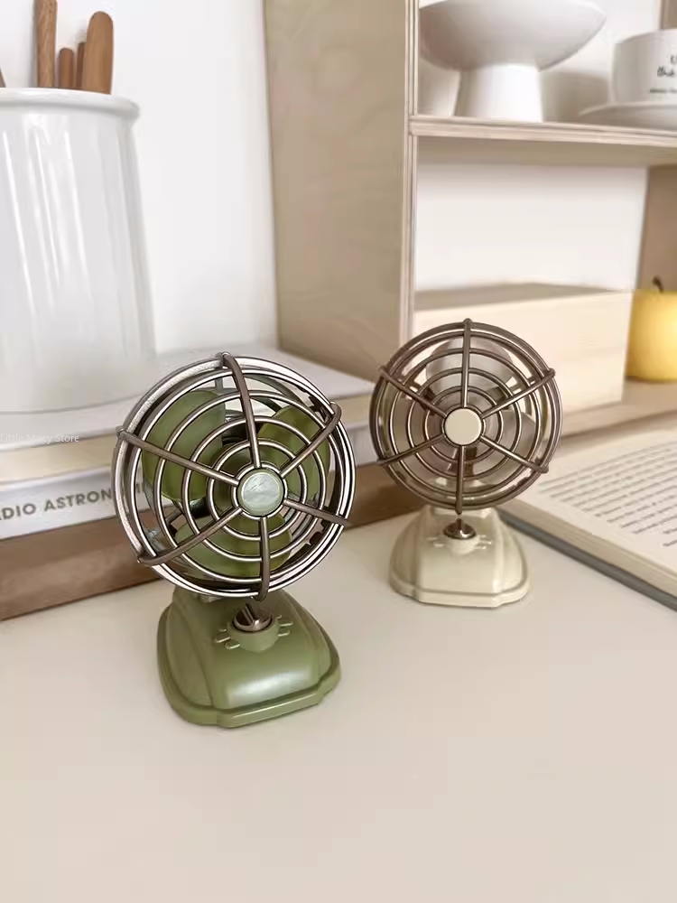 Retro Desktop Small Fan USB Ch - Office Furniture Layout 评论和价格