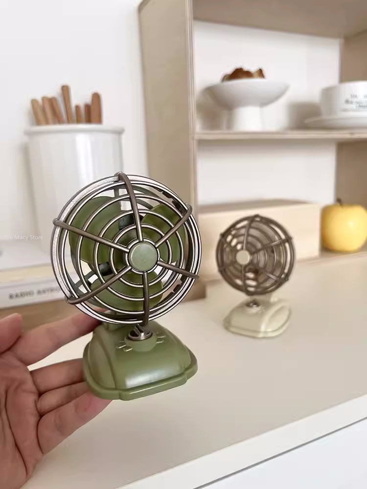 Retro Desktop Small Fan USB Ch - Office Furniture Layout 评论和价格