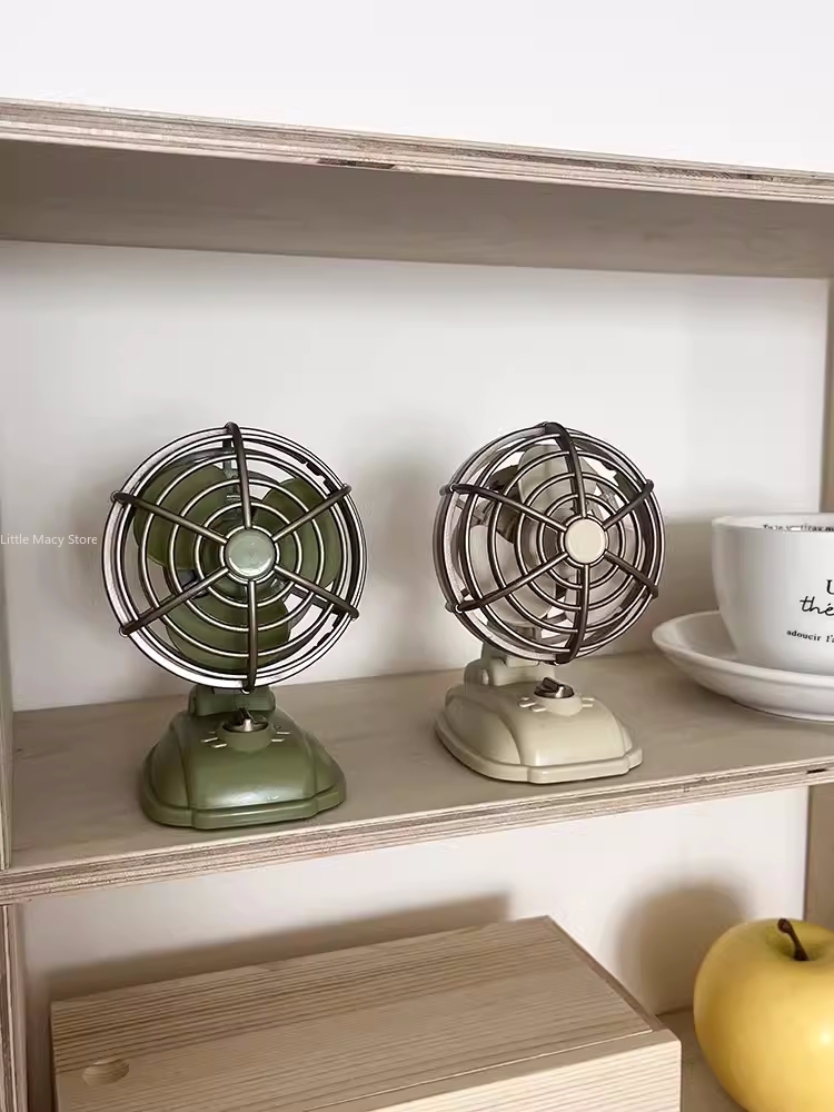 Retro Desktop Small Fan USB Ch - Office Furniture Layout 评论和价格