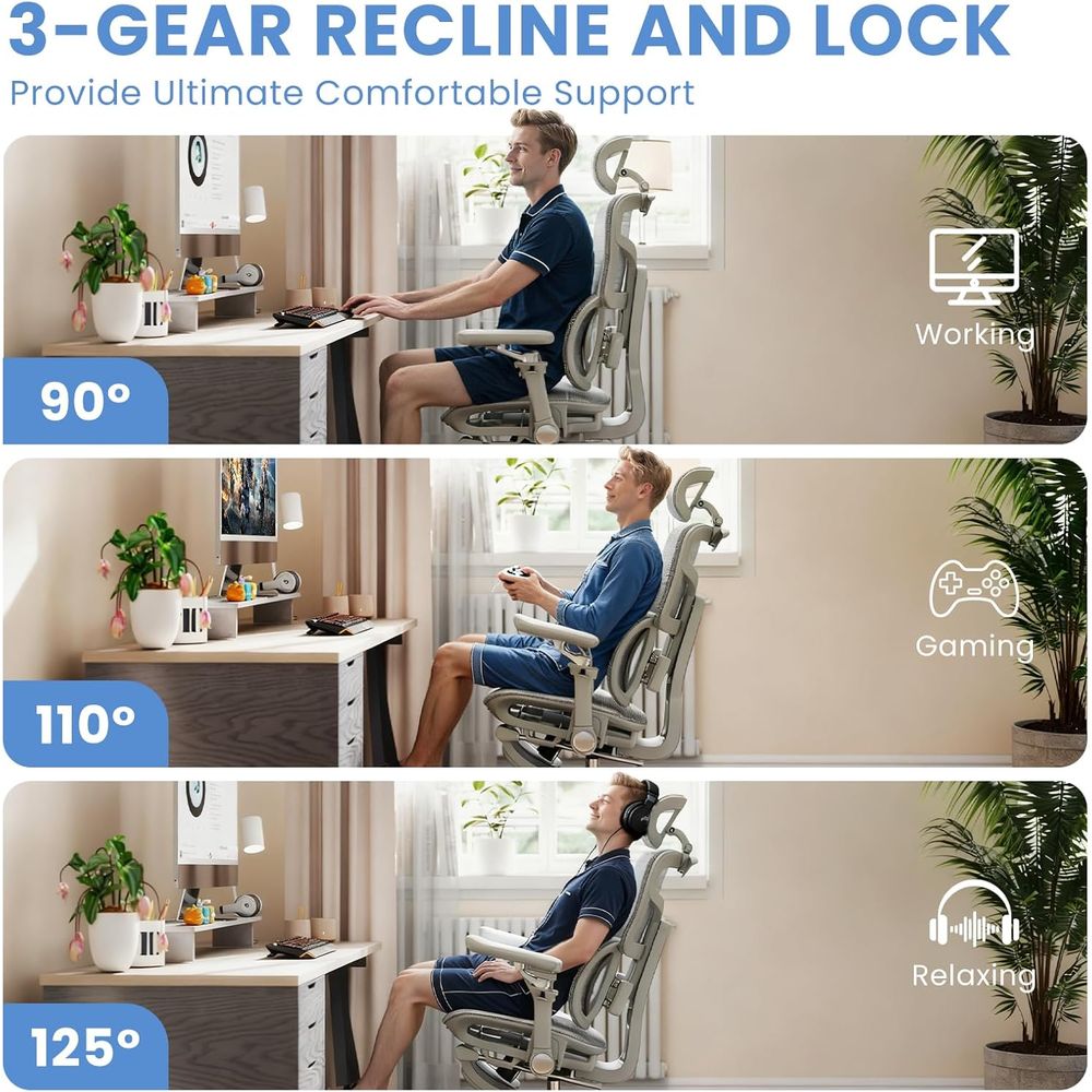 Ergonomic Oice Chair with ootr - Office Furniture Zone 评论和价格